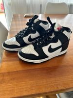Nike Dunk High Sneaker schwarz weiss gebrauchter Zustand