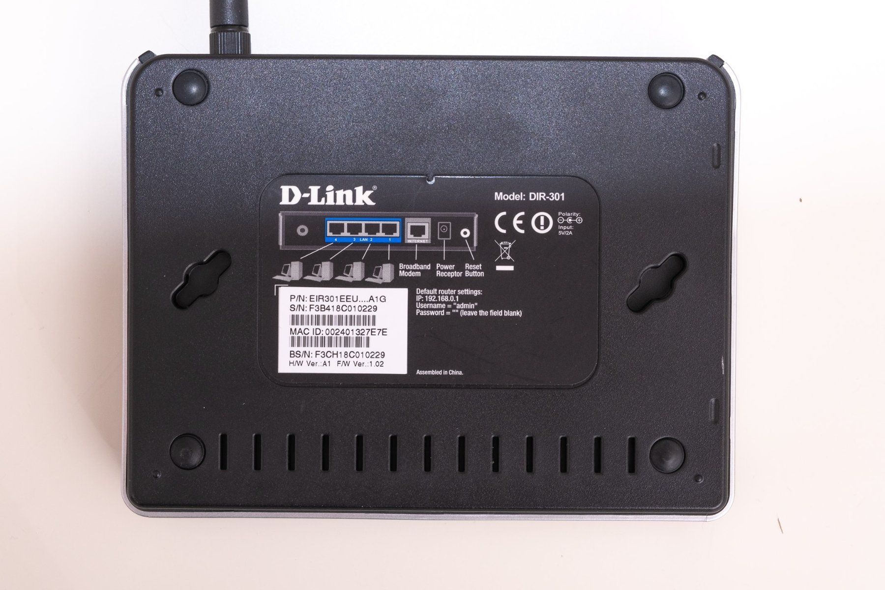 Dlink Modems & Router: Alter Wireless Router D-Link DIR-301 – Gebraucht aus Zürich von yrtc 3