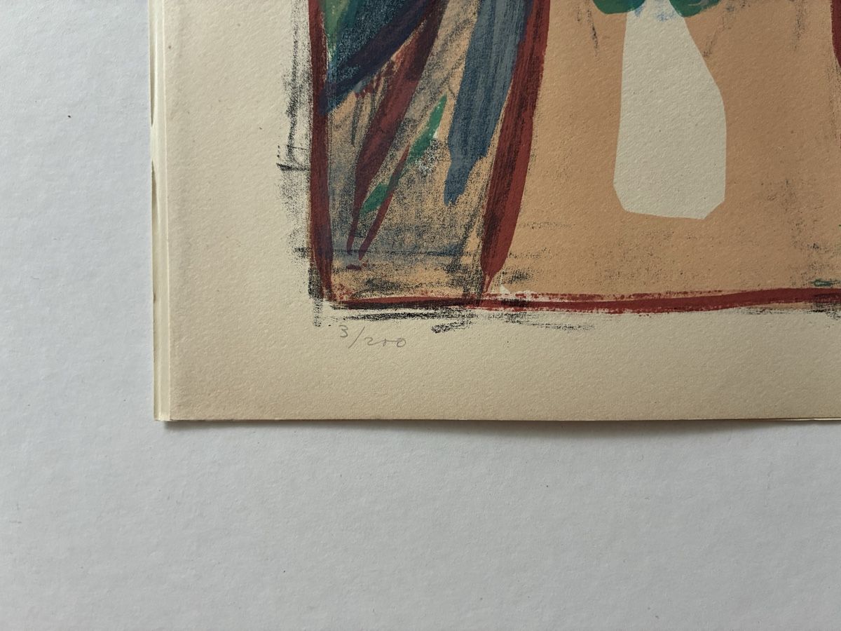 Grafica & Litografie: Max Truninger, Kopf und Vase – Usato da Zürich venduto da 718zzQk99 2