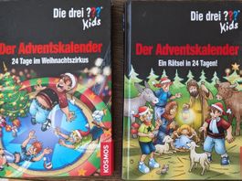 2x Die 3 ??? Fragezeichen Kids Adventskalendergeschichten