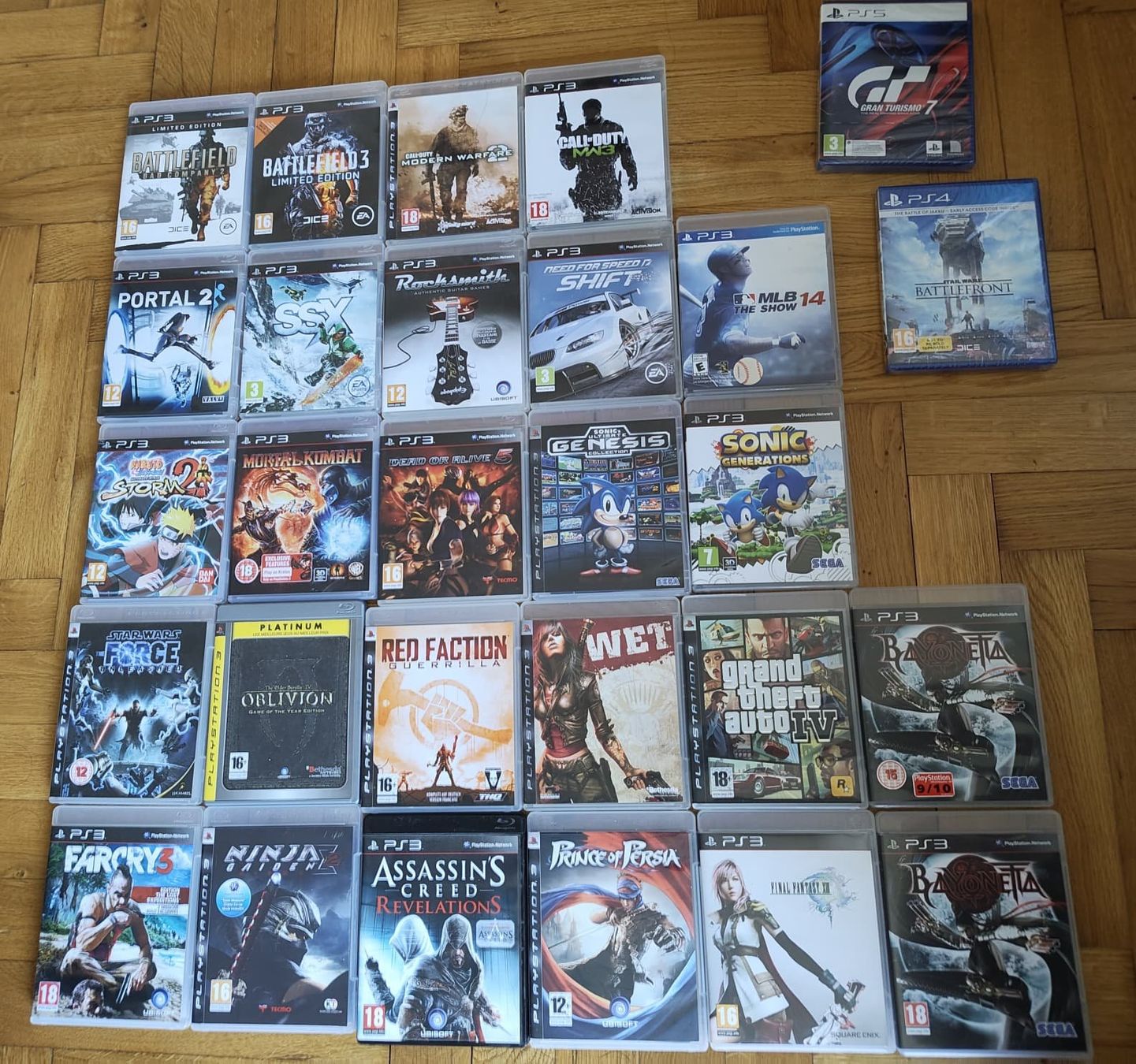 Spiele: Lot de 26 jeux PS3 – Gebraucht aus St-Léonard von Vicilius