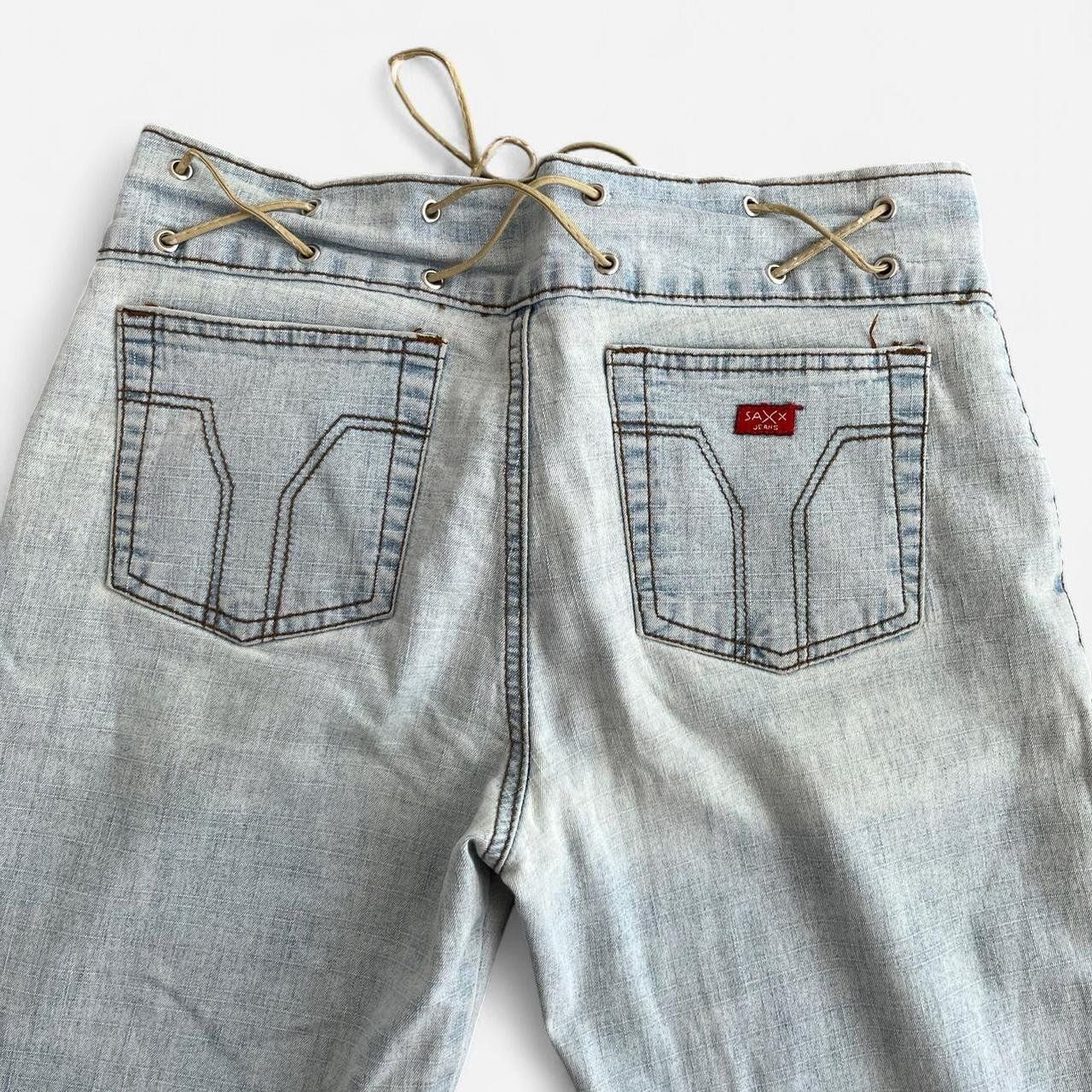 Jeans: Vintage y2k Bootcut Jeans hellblau mit Schnürung – Usato da Sion venduto da mol_9tmp 5