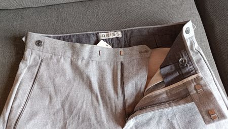 Reiss Hose, hellgrau, Grösse 32, neu