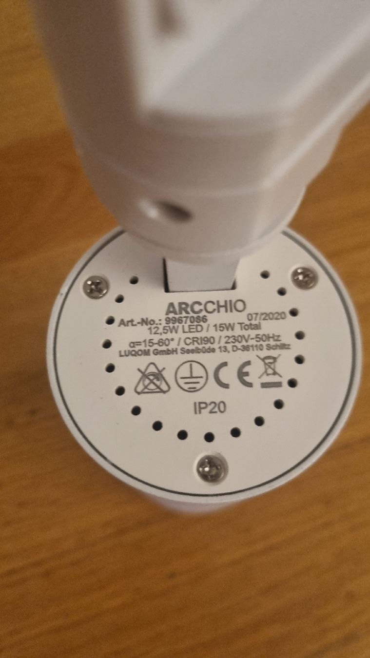 Lampadari & plafoniere: 2 Öampen zu Arcchio Schienensystem – Nuovo e nell'imballaggio originale da Küttigen venduto da ccaluori 2