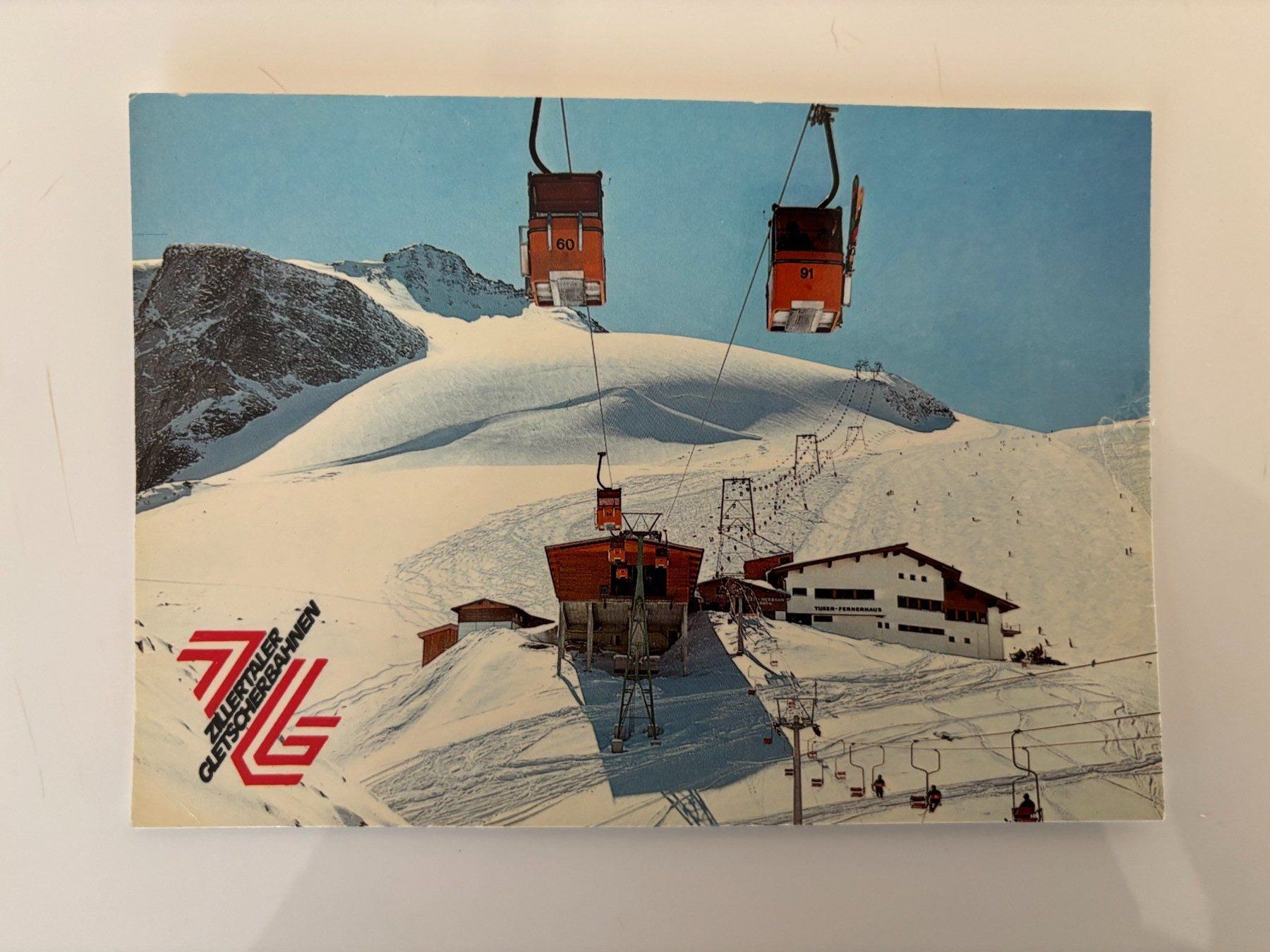 Ansichtskarten: Zillerthaler Gletscherbahnen – Gebraucht aus Einsiedeln von maerkli58