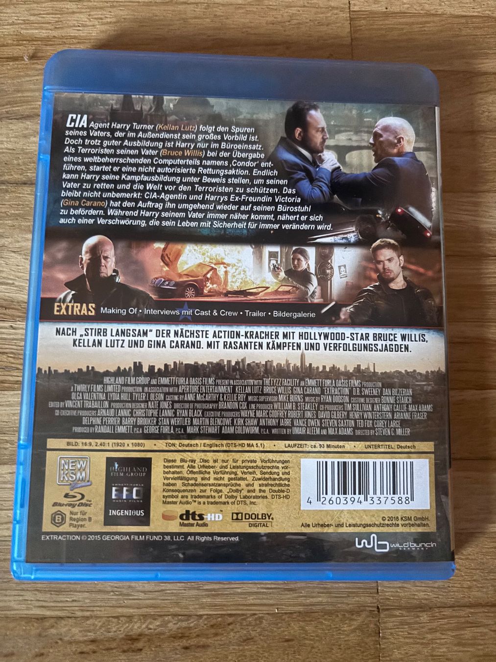 Tutti i DVDs: EXTRACTION. (Bruce Willis) Bluray – Usato da Basel venduto da san_2qlq 1