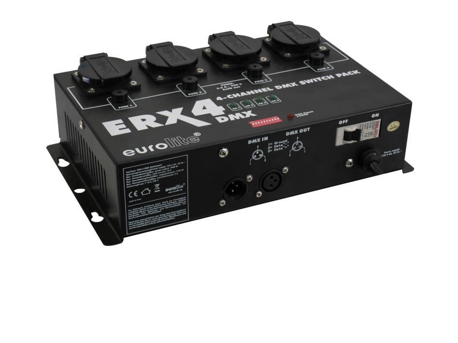 Illuminazione & Effetti luce: EUROLITE ERX-4 DMX Switchpack – Nuovo e nell'imballaggio originale da Däniken SO venduto da Profog1