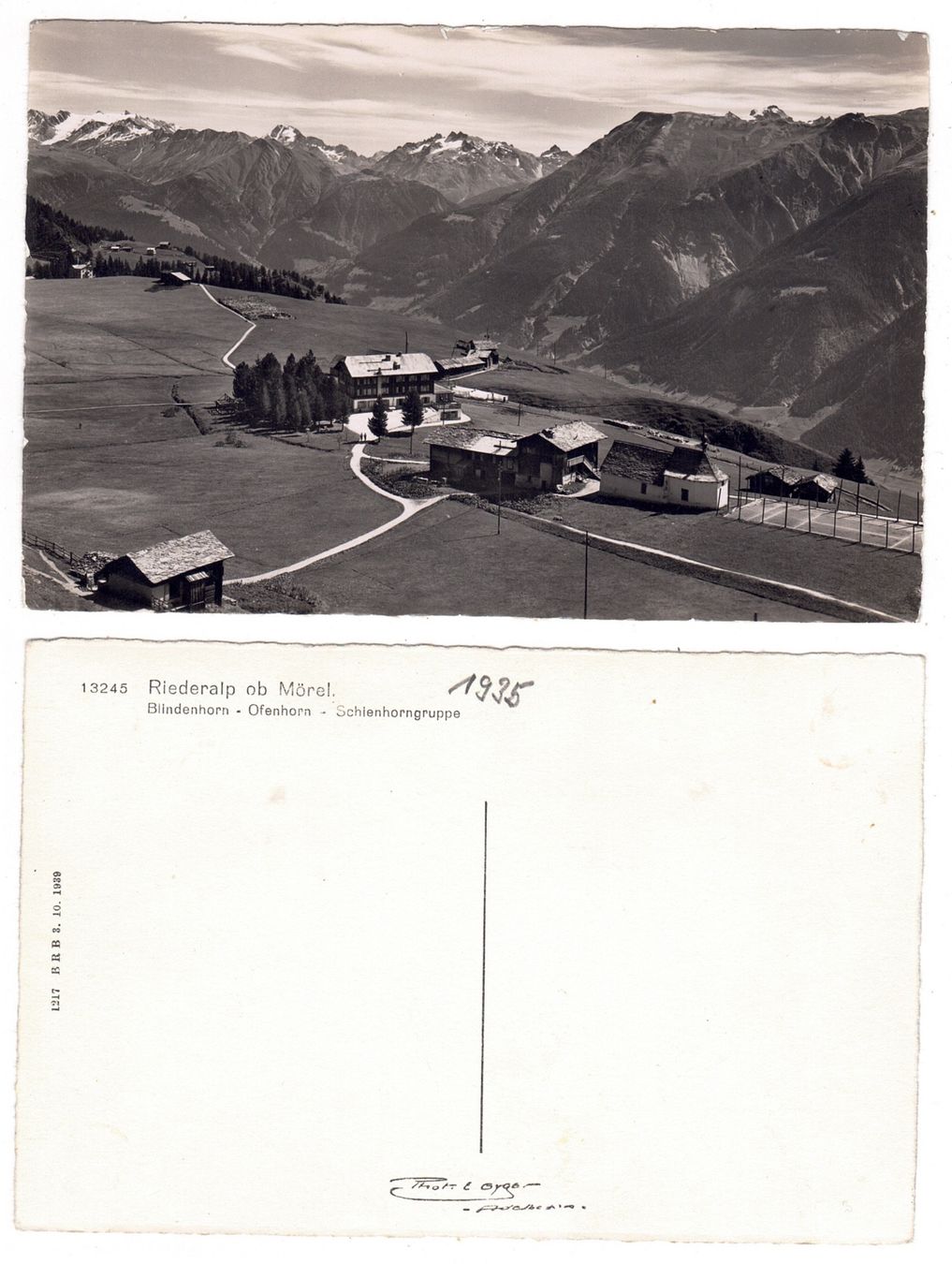 Cartoline postali: Riederalp ob Mörel – Usato da La Tour-de-Peilz venduto da amjust