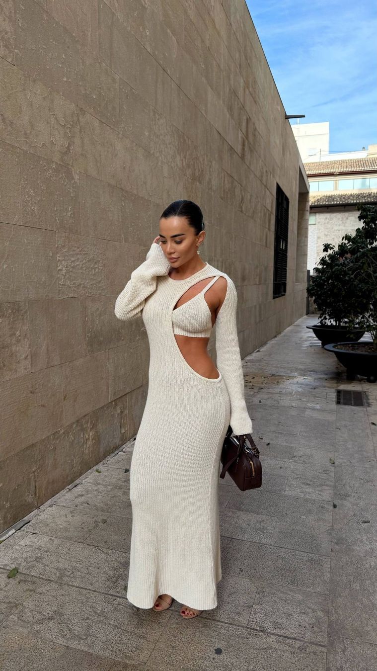 Vestiti: Cut-Out Maxi Dress with Bra Top – Nuovo e nell'imballaggio originale da Zürich venduto da Ms.Me-Fashion 4