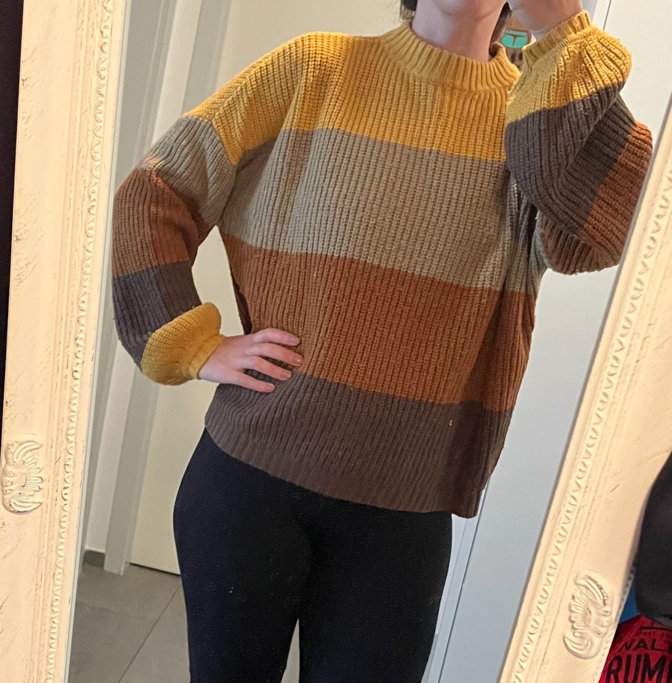 Pullover & Sweatshirts: Gestreifter Strickpullover von Brixton – Gebraucht aus Horw von mira_6p85 4