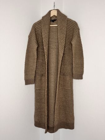  Ralph Lauren Long Cardigan Brown Size PS