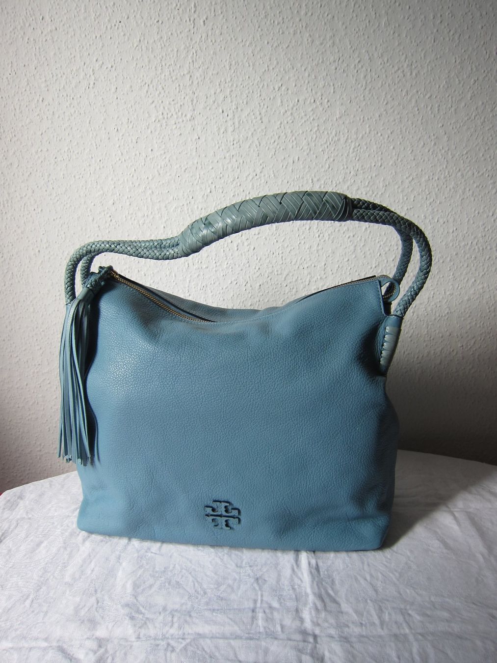 Tory Burch Borse da donna: Tasche Tory Burch, Leder, hellblau, Top Zustand! – Nuovo (secondo la descrizione) da Zürich venduto da Italia58