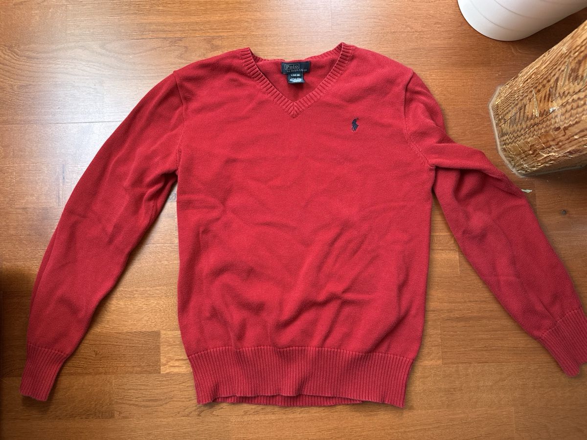 Polo Ralph Lauren Pullover & Sweatshirts: Polo Ralph Lauren Pullover rot Grösse Kinder L – Gebraucht aus Zürich von nik_c22s