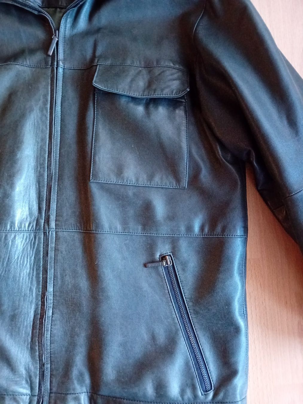 Giacche: Dunkelgraue Lamm Lederjacke MILESTONE Gr. 50 – Usato da Wohlen AG venduto da schimmelreiter1234 2
