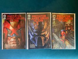 Predator vs. Judge Dredd vs. Aliens #1, 2, 4 (Dark Horse)