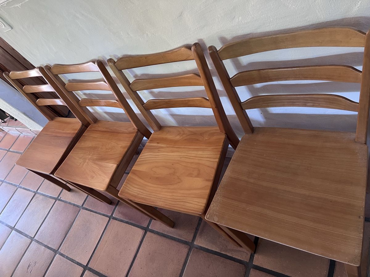 Sedie: 4x Holzstuhl, Echtholzstuhl – Usato da Glattfelden venduto da Ak_5bL 2