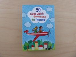 50 Spiele/Rätsel im Flugzeug, moses, neu