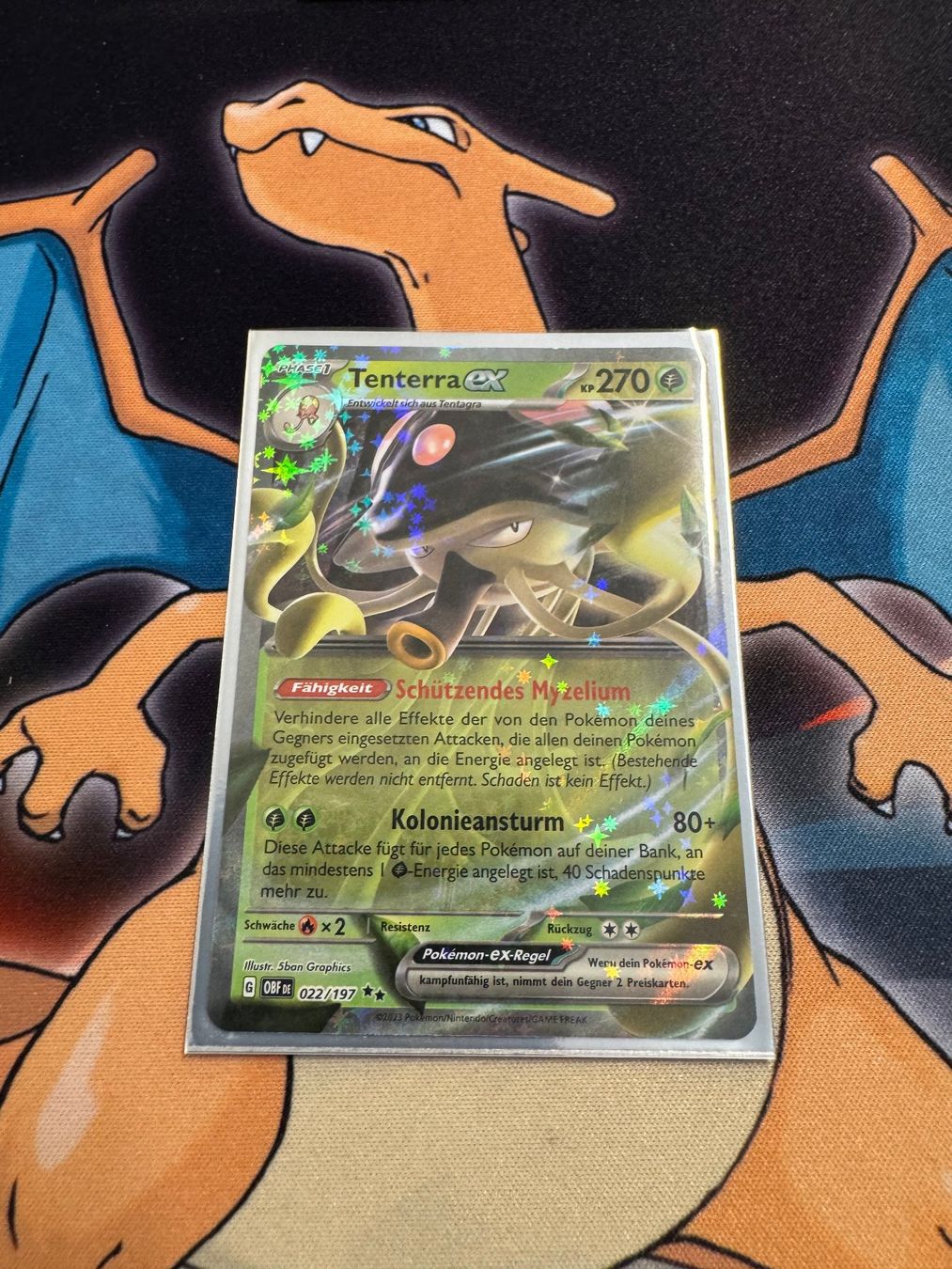 Pokémon Carte collezionabili: Tenterra ex (OBF 022) - Obsidianflammen – Nuovo (secondo la descrizione) da Bülach venduto da Pfrenzel