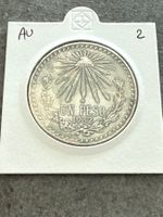 Mexico - Silver Coin - 1 Peso "Resplandor" 1932 - "Closed 9"