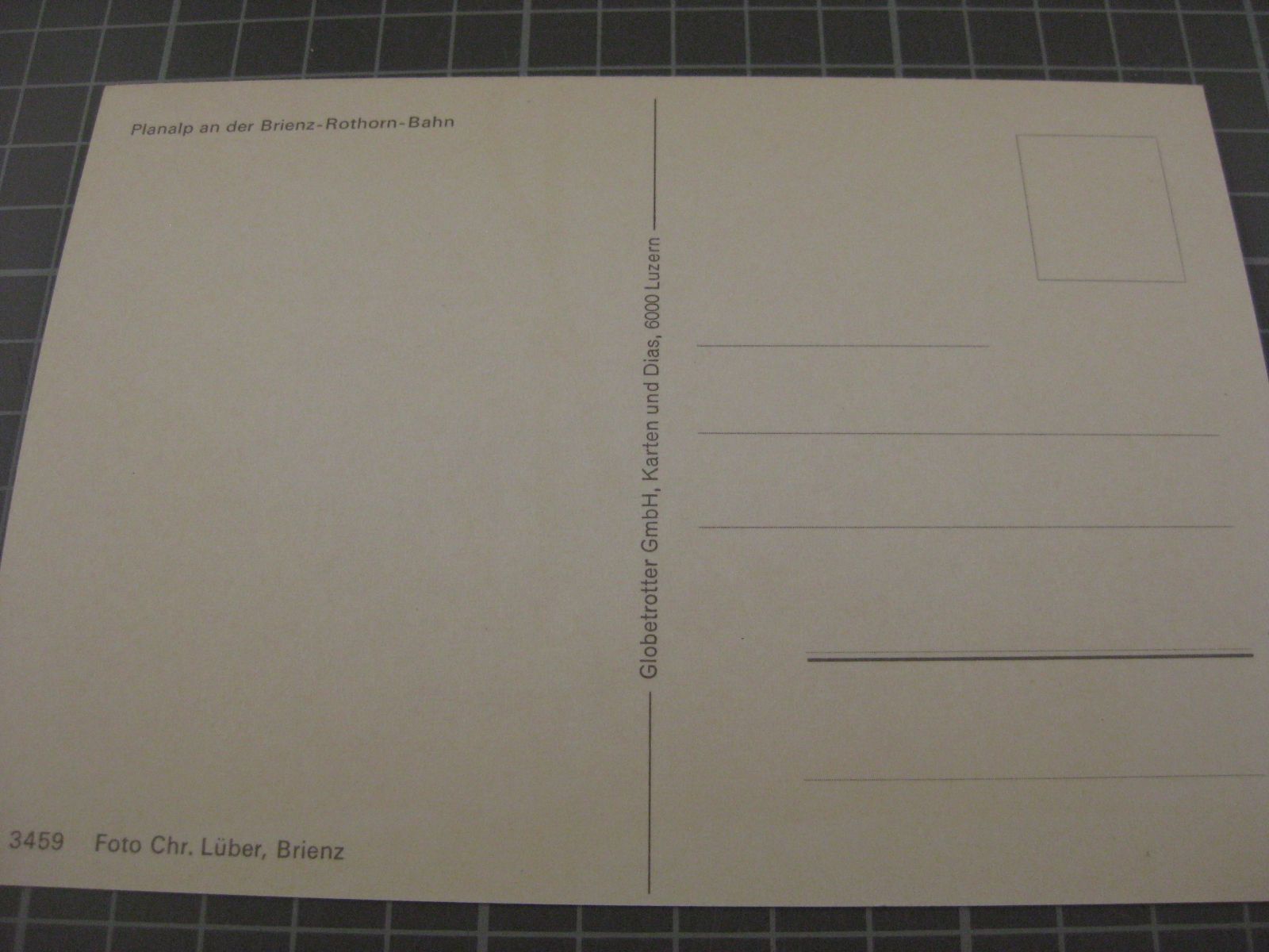 Cartoline postali: AK Brienz Planalp Bahnhof mit Zug  – Usato da Malters venduto da Marosko 1