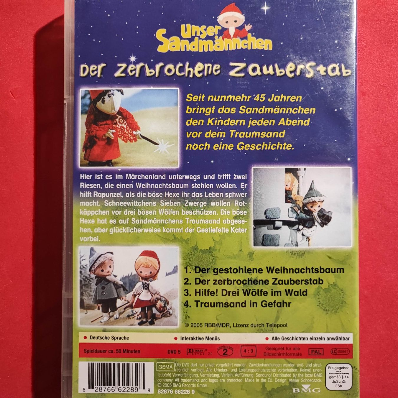 Tutti i DVDs: Unser Sandmännchen - Der zerbrochene Zauberstab – Usato da Dübendorf venduto da kb86_MOVIE 1