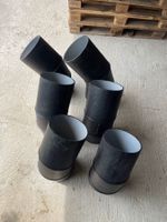 6 Stück PE-Bögen 45° DN 250mm