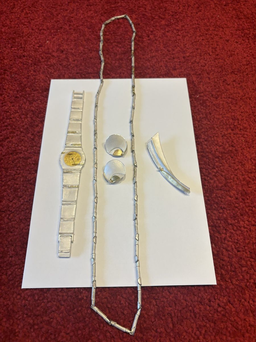 Altri gioielli: Uhr Ohrringe Brosche Kette 925  – Usato da Murten venduto da Tzaugg 1
