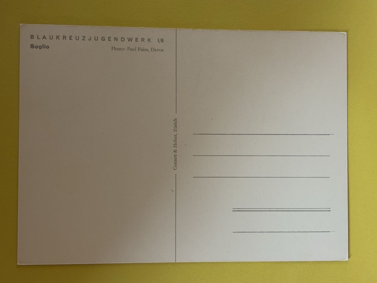 Cartoline postali: AK von Soglio – Usato da Rümlang venduto da Kartenpost1 1