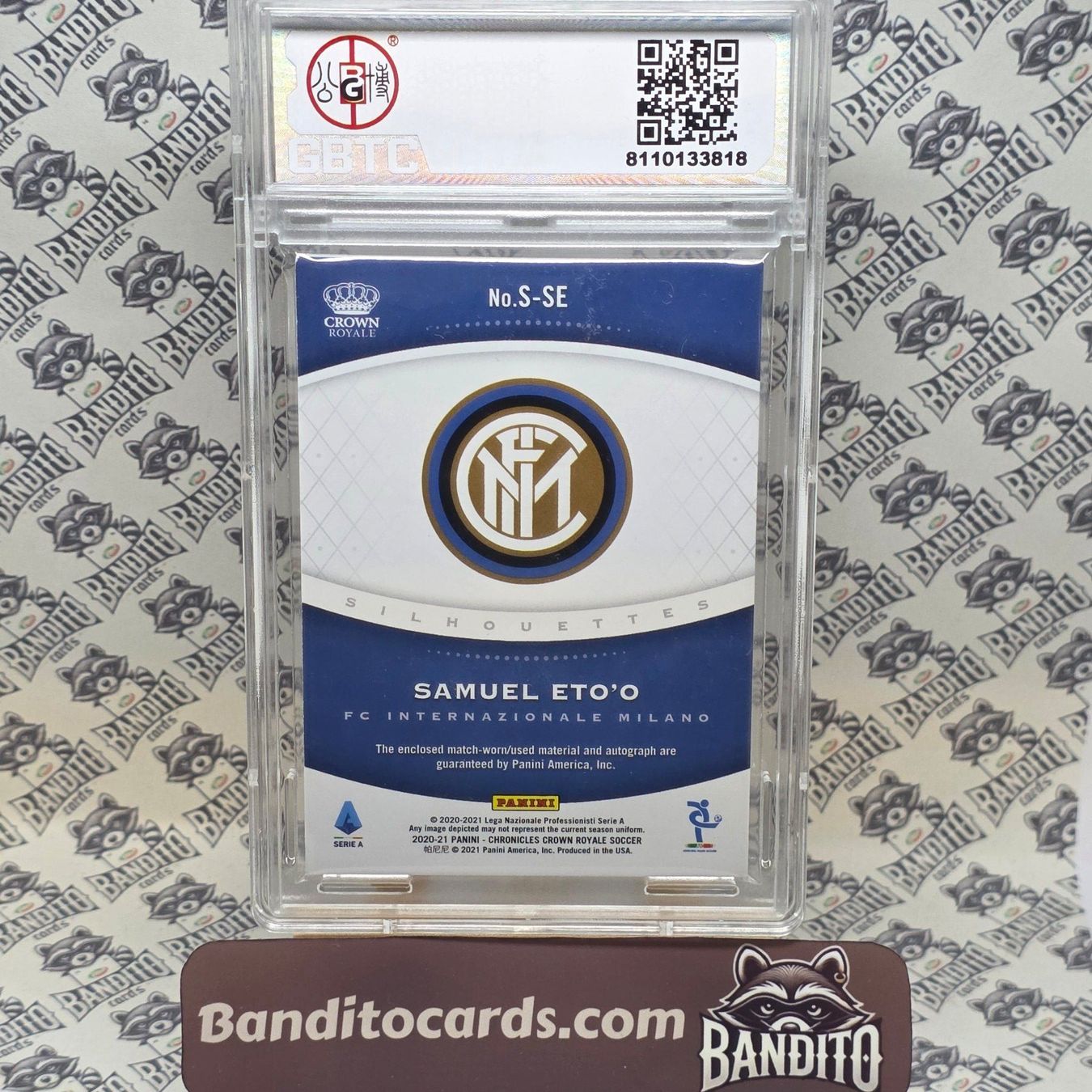 Topps Carte collezionabili: 2020-21 Panini Samuel Eto'o Patch auto /38 inter topps – Nuovo (secondo la descrizione) da Liebefeld venduto da Banditocards 1