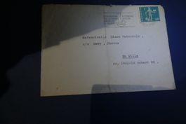 Timbres et lettre 1963