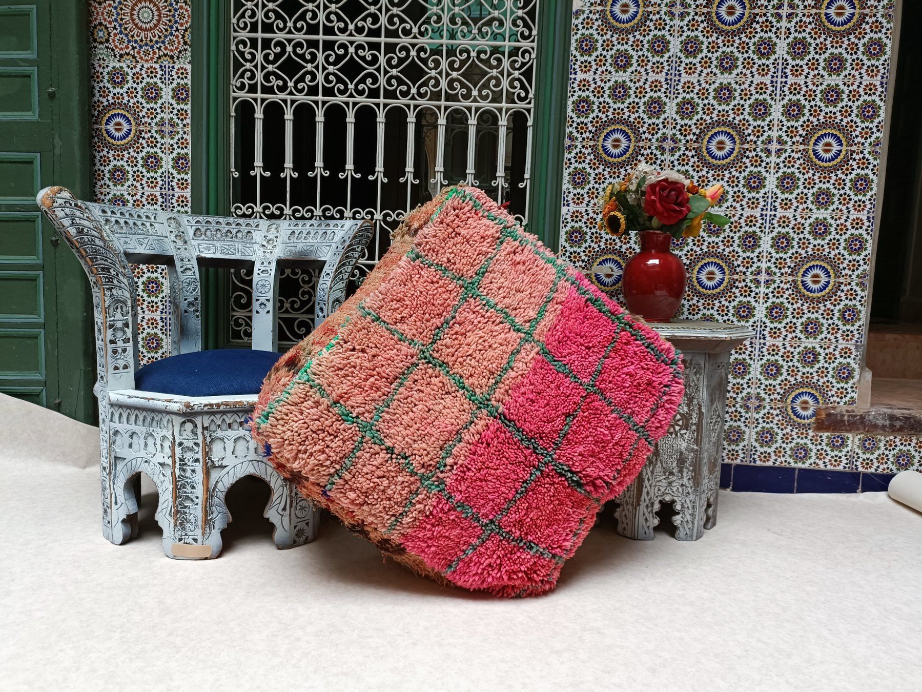 Sofas: Pouf marocain Vintage – Neuf (Voir description) à cournillens par Haronn