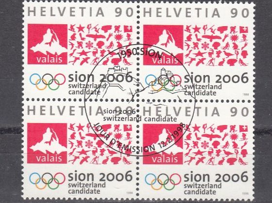 Tutti i francobolli: SBK 939 im 4er-Block mit ET – Usato da Bürglen TG venduto da StampGraf