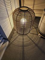 Stehlampe Rattan natur 50cm H gut erhalten
