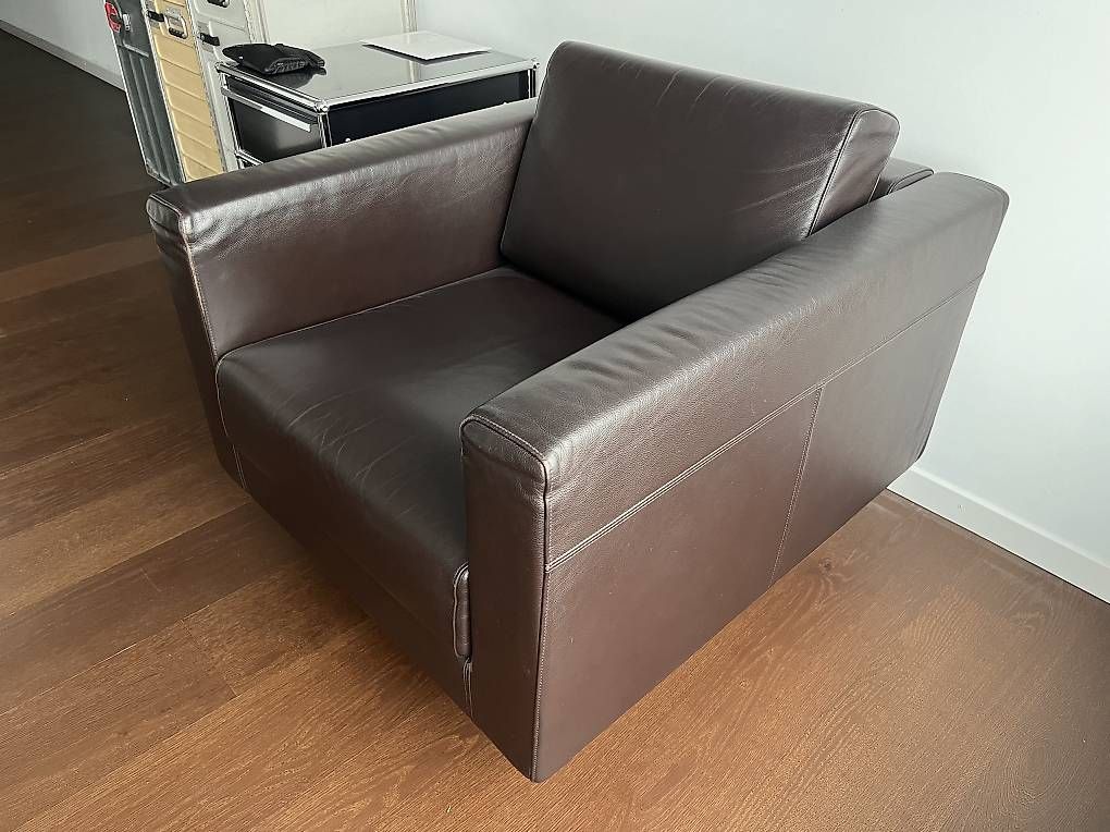 Poltrone: Vitra Sessel, Jasper Morrison, Leder braun – Usato da Zürich venduto da joe_zh8048 1
