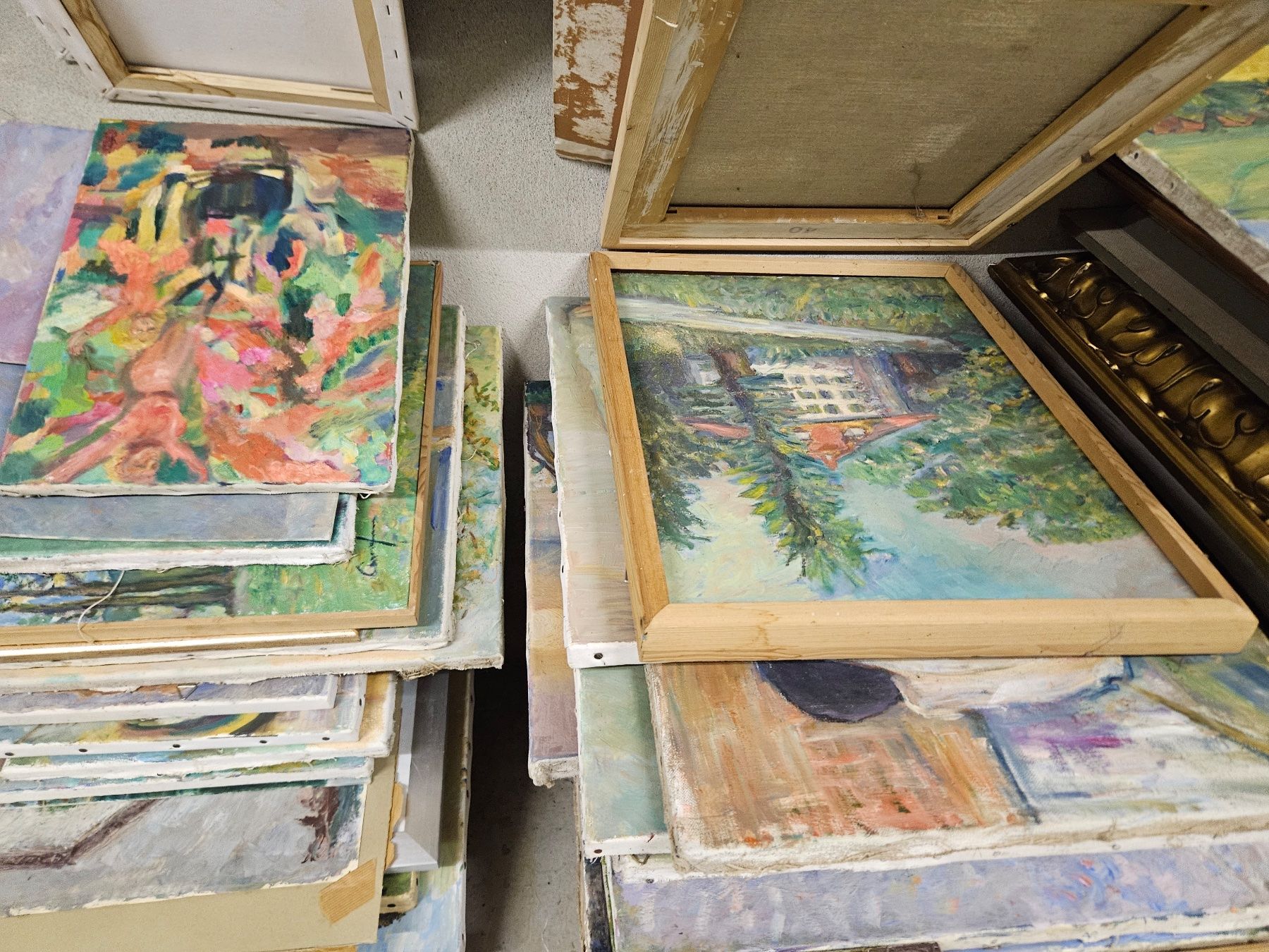 Dipinti: Ölgemälde Sammlung, ca. 70 Stück – Usato da Rieden AG venduto da sam5432 5