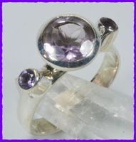 AMETHYST, Amethyst Ring 925 Silber