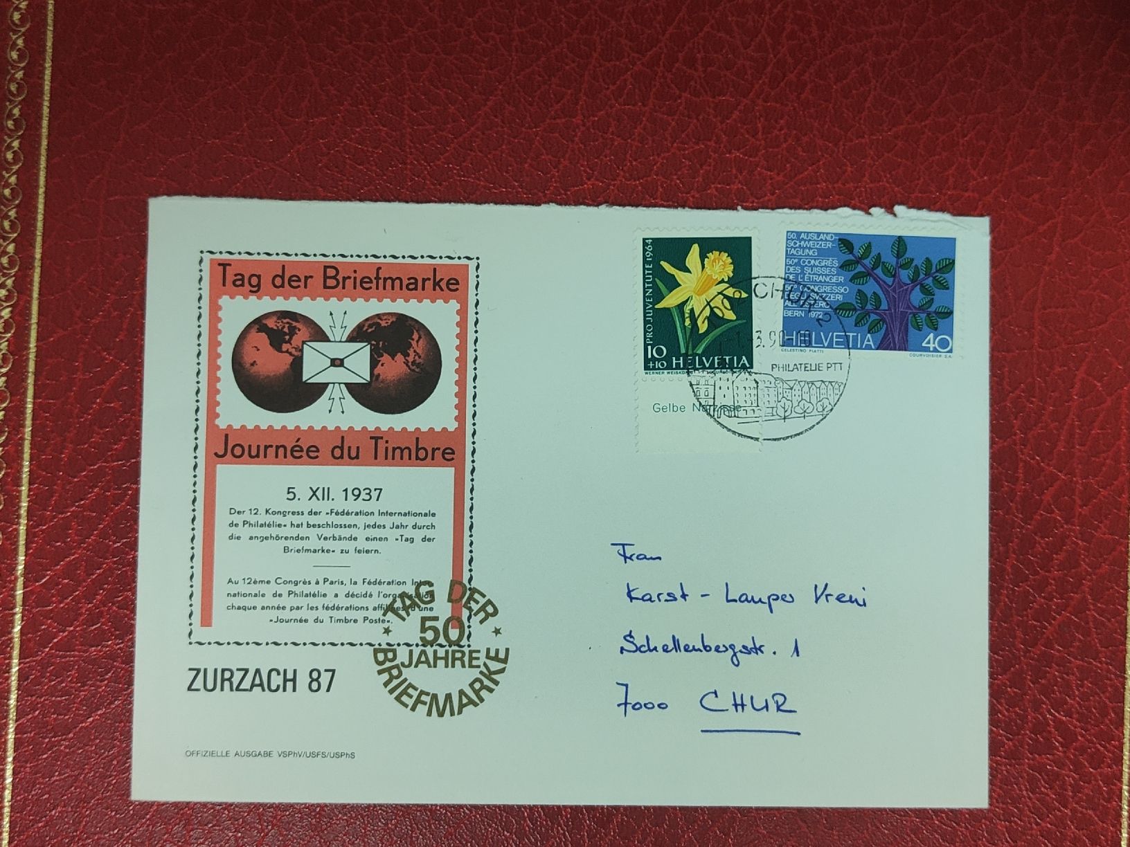 Alle Briefmarken: FDC gestempelt 1990 – Gebraucht aus Gossau SG von mog_2q7f