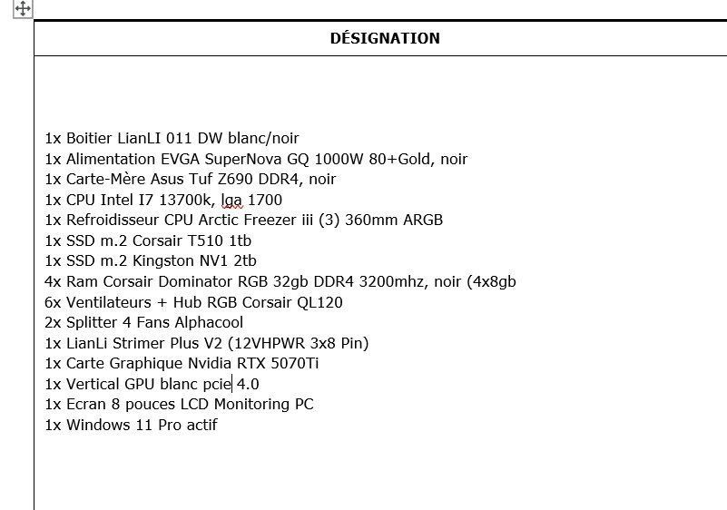 PCs: High End Gaming PC mit RTX 5070TI – D'occasion à Heinrichswil par ben_9ktx 5