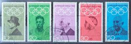 JO 1968 Mexico Bund Michel Satz - Série 561-565