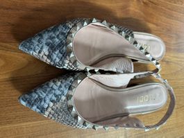 Damen-Riemchenschuh, Lodi, Gr. 39.5, Animalprint