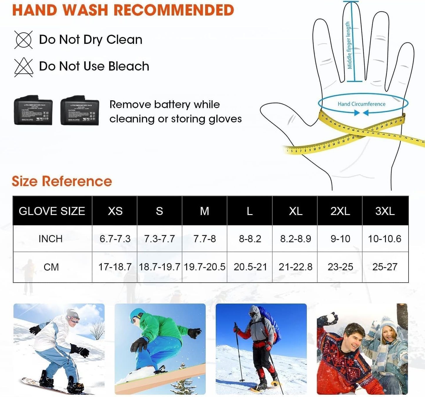 Guanti & manicotti: Beheizbare Ski Handschuhe elektrisch wasserdicht S – Nuovo e nell'imballaggio originale da Suhr venduto da SchnapperCH 5