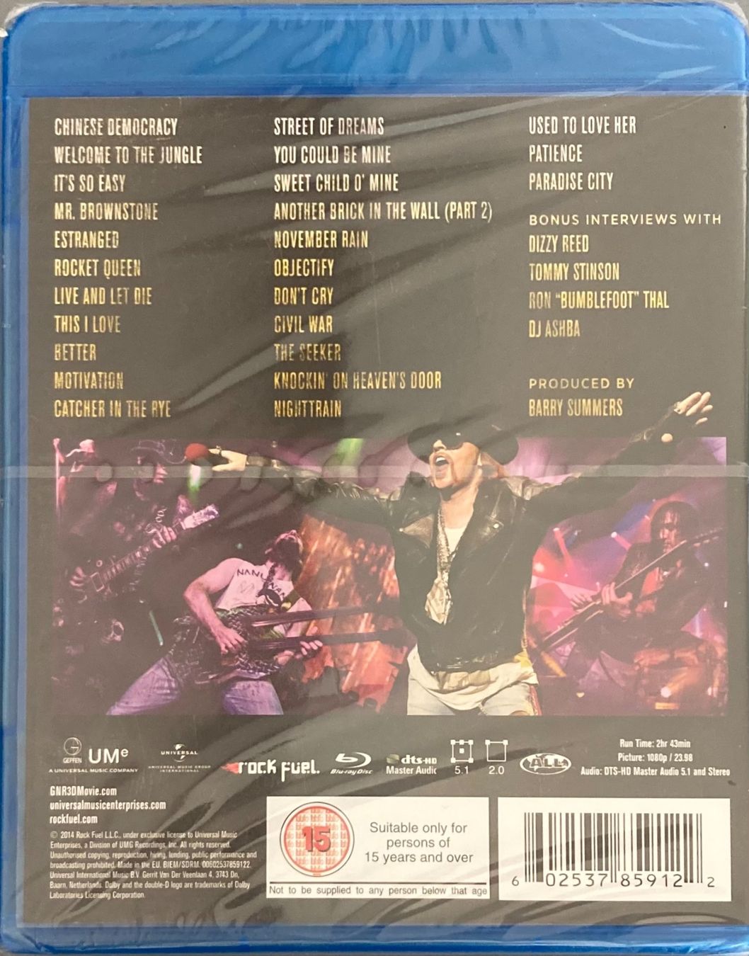 Tous les DVDs: GUNS 'N' ROSES - APPETITE FOR DEMOCRACY – Neuf avec emballage d'origine à Poliez-Pittet par Newtown-Records 1