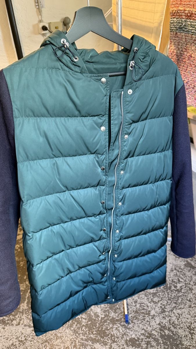 Lacoste Cappotti: Lacoste winter coat, size 38, dark green and blue – Usato da zug venduto da Inaar 1