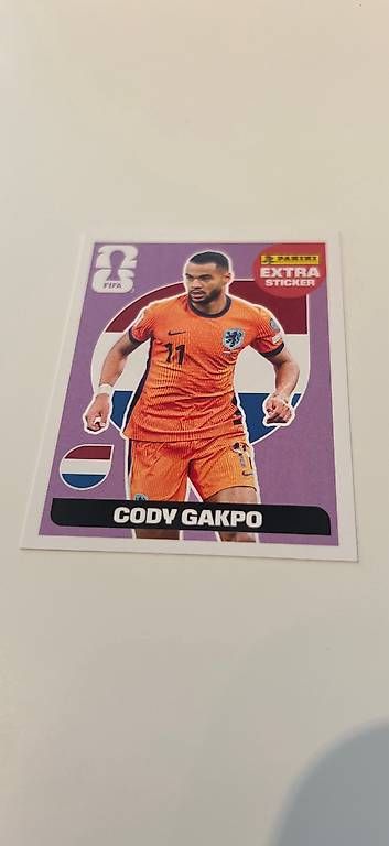 Carte collezionabili: Panini extra sticker gakpo – Usato da Bern venduto da asa_twq7