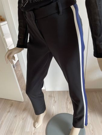 Marc Cain Hose mit Galonstreifen Gr. 36 (N2), neu