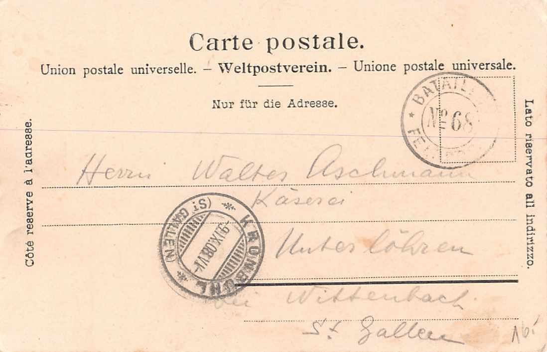 Cartoline postali: GRUSS aus SCHLATT ZH – Usato da Winterthur venduto da SchatzchischtliWinti 1