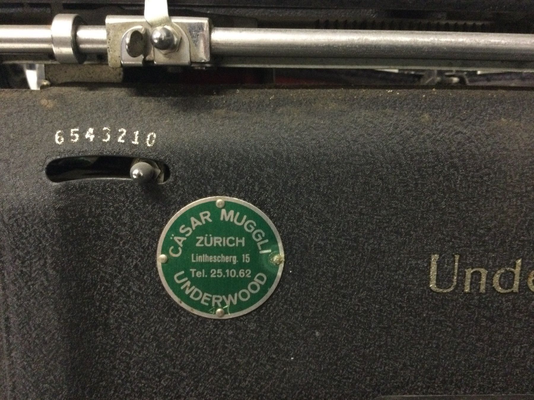 Underwood Machines à écrire: Antike Schreibmaschine Underwood – D'occasion à St. Gallen par paulhafner 7