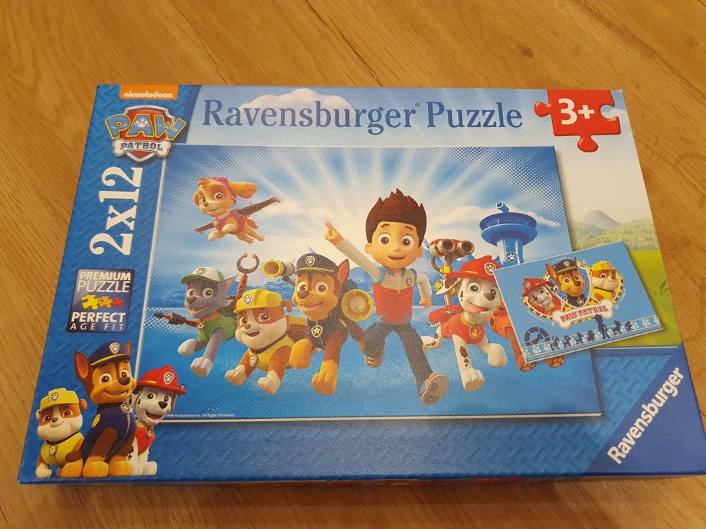 Ravensburger Paw Patrol Puzzle, 2 x 12 Teile, ab 3 Jahren | Kaufen auf ...