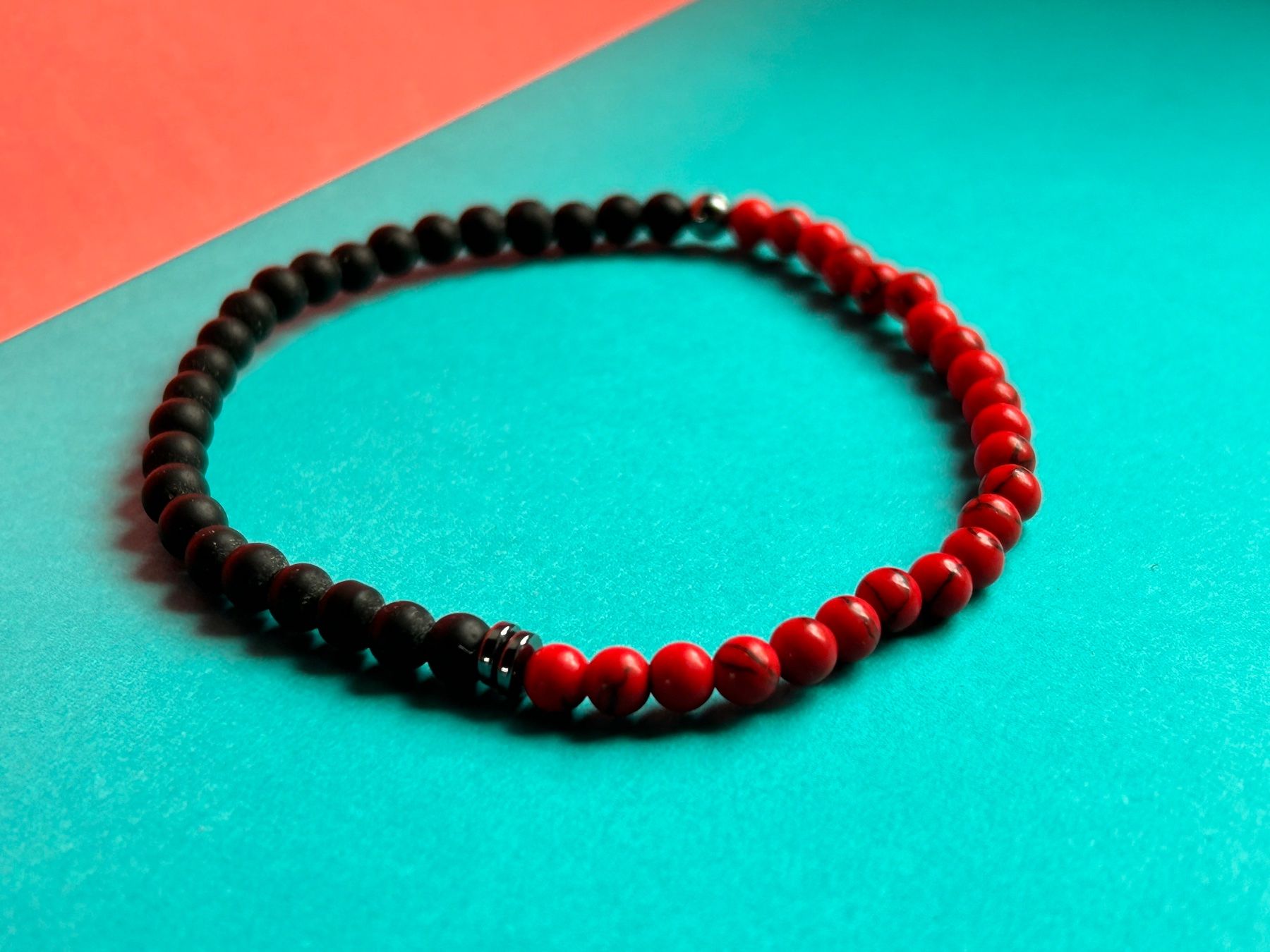 Armbänder & -reifen: Herrenarmband rot-schwarz – Neu und originalverpackt aus Dittingen von Bellevista 2