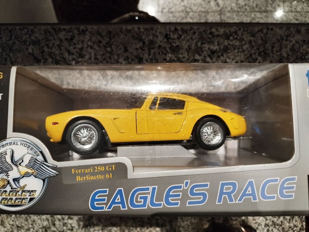 Eagles Race 1/18 – Ferrari 250 GTO 1964 Rouge #27 – Modèle BOX5 Avec Boîtier